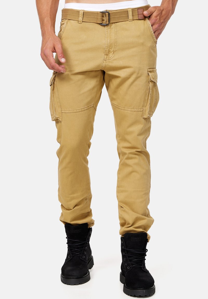 INDICODE JEANS - WILLIAM - Pantaloni cargo - beige, Ingrandire