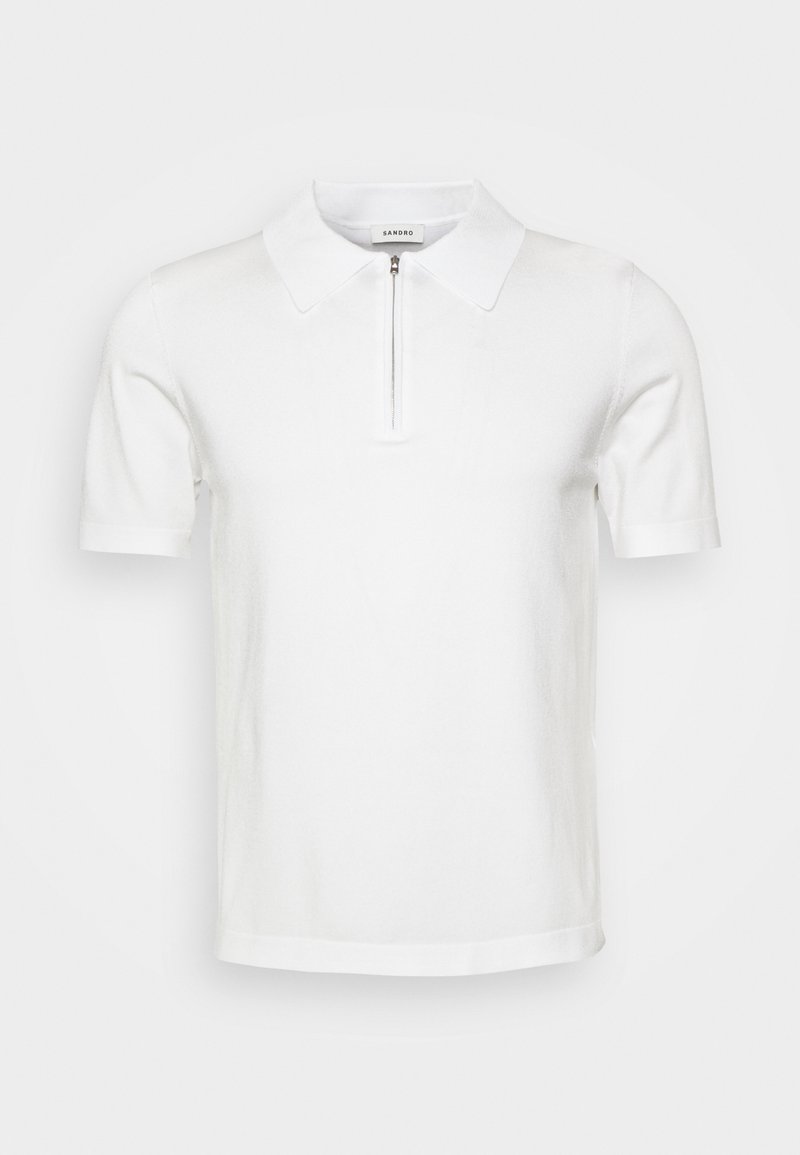 Herren T-shirts & Polos | sandro PABLO ZIP Poloshirt ecru/offwhite - KE30422 Herren T-shirts & Polos | sandro PABLO ZIP Poloshirt ecru/offwhite - KE30422