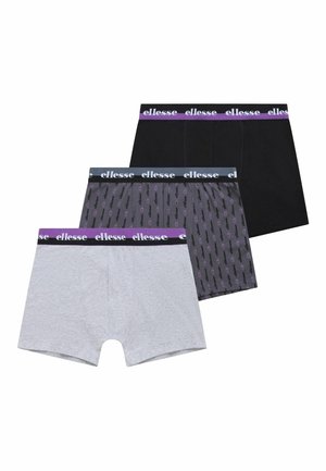3 PK MULTI - Boxers - grey/black/purple