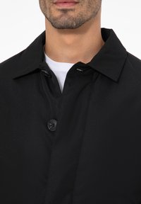 Threadbare Halflange jas - black