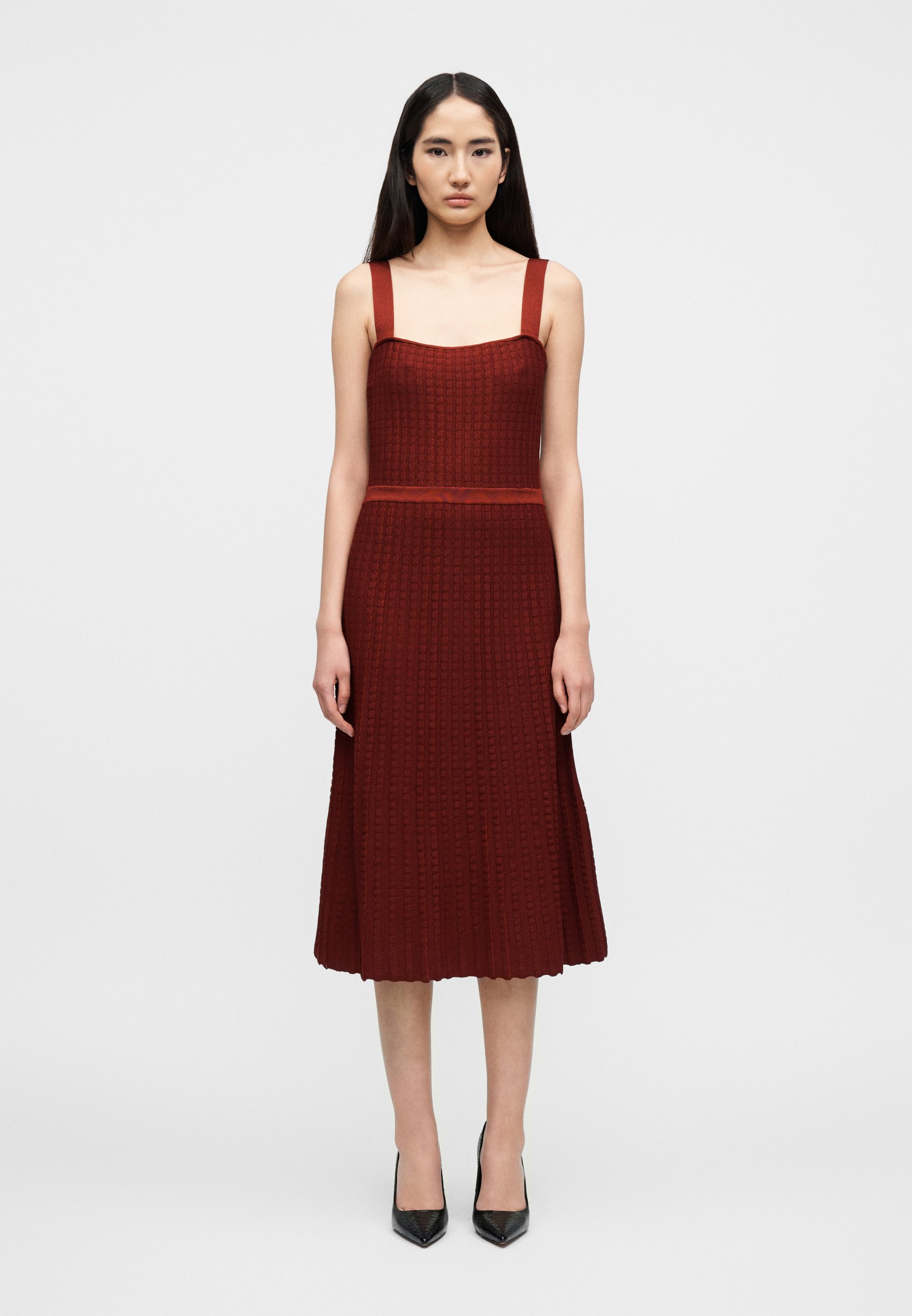 Herv Lger THE ANASTASIA - Day dress - redrock/dark red - Zalando.ie Herv Lger THE ANASTASIA - Day dress - redrock/dark red - Zalando.ie