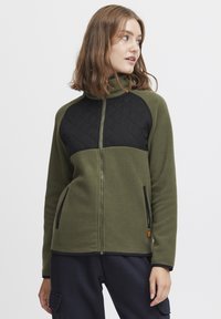 Oxmo - OXMALIN - SWEATJACKE - Fleecejacke - dusty olive Thumbnail-Bild 1