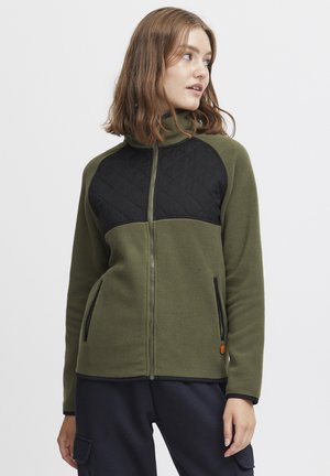 OXMALIN - SWEATJACKE - Fleecová bunda - dusty olive