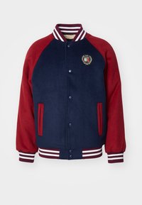 CREST UNISEX - Bomber stiliaus striukė - dark night navy/regatta red