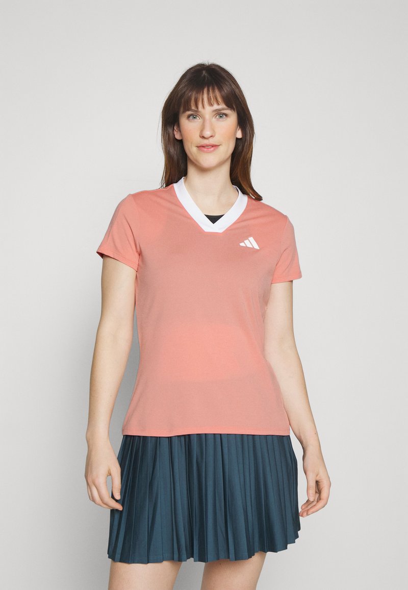 adidas Golf WOMEN'S MADE WITH NATURE TOP TShirt print clay/koralle