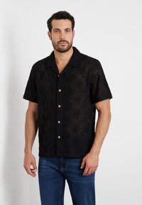 Guess BESTICKTES  - Hemd - schwarz