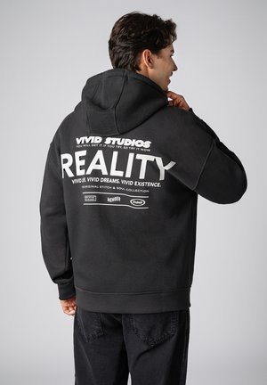 MIT BACKPRINT - Sweatjacke - dark grey