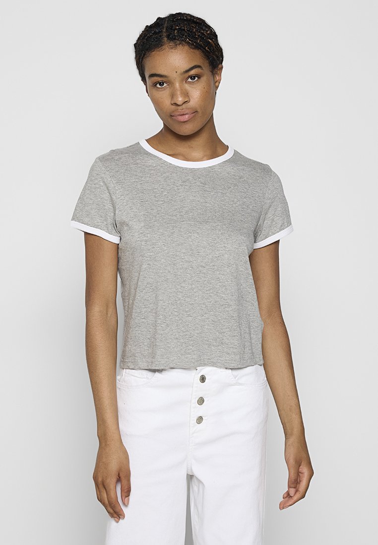 Brave Soul T-shirt basic grijs