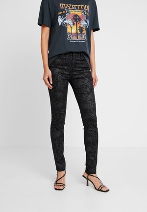 Jeans Skinny Fit - coated denim