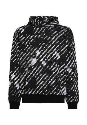 Karl Lagerfeld Jeans, KLJ RELAXED AOP HOODIE - Φούτερ με κουκούλα - klj ombre logo