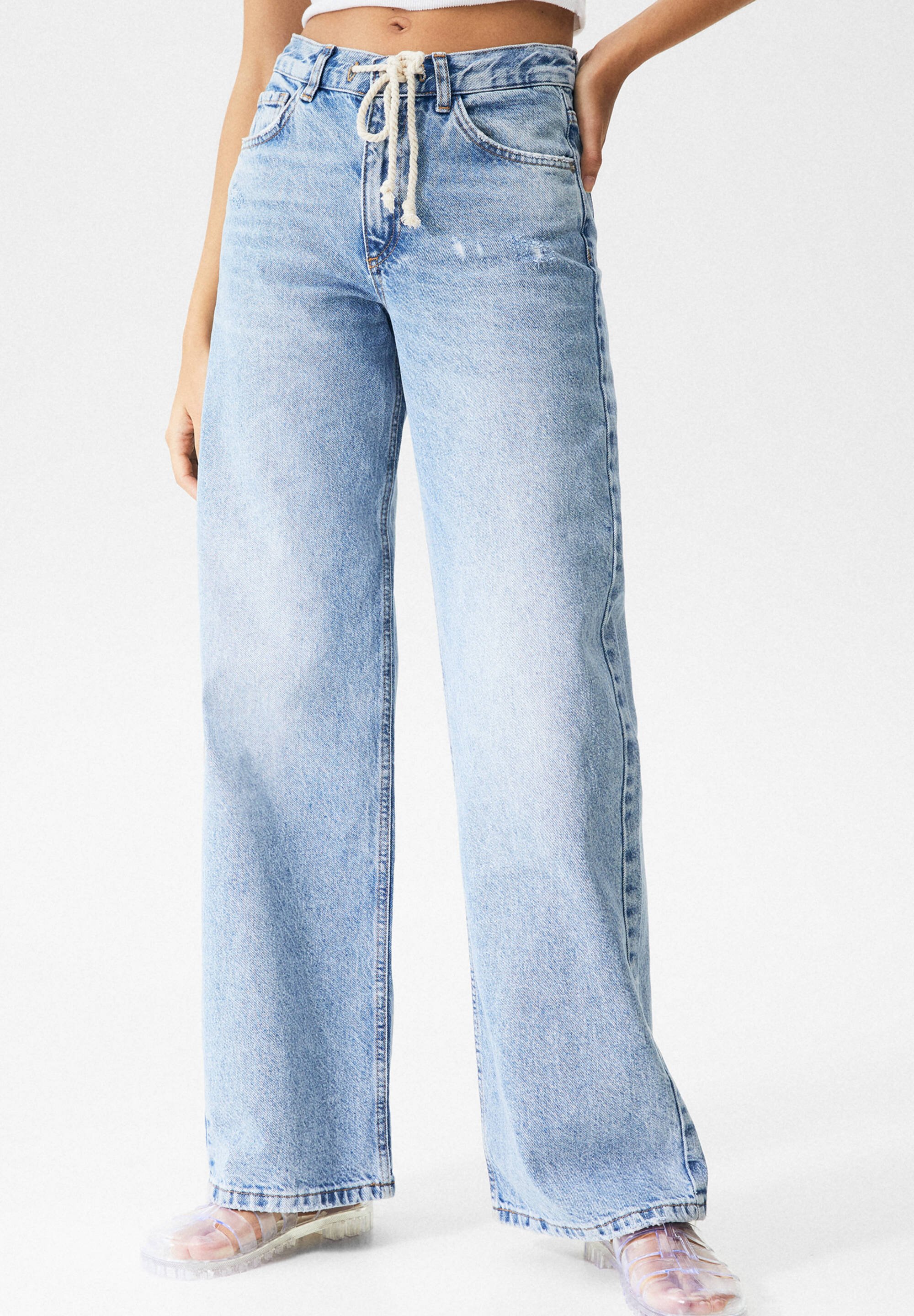 PULL\u0026BEAR Flared Jeans - royal blue 