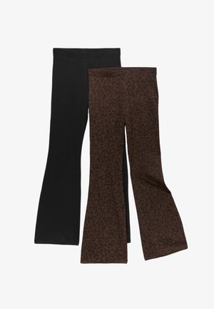 Marks & Spencer, 2 PACK - Leggings - Trousers - black mix