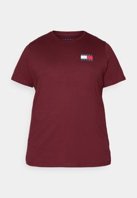 Tommy Jeans Jednoduché tričko - bordeaux