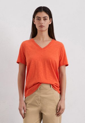 T-shirt basic - burnt red