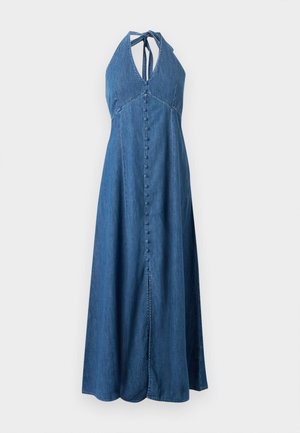GAP, HALTER DRESS  - Τζιν φόρεμα - blue denim