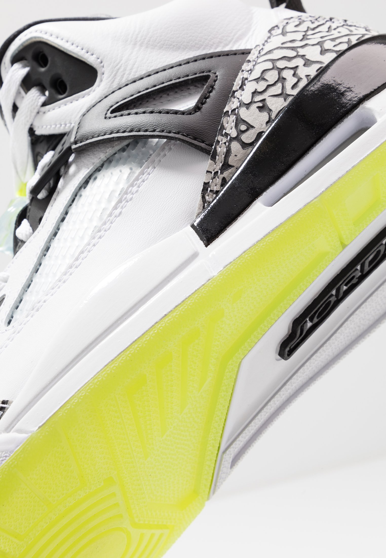 nike air jordan spizike white volt black