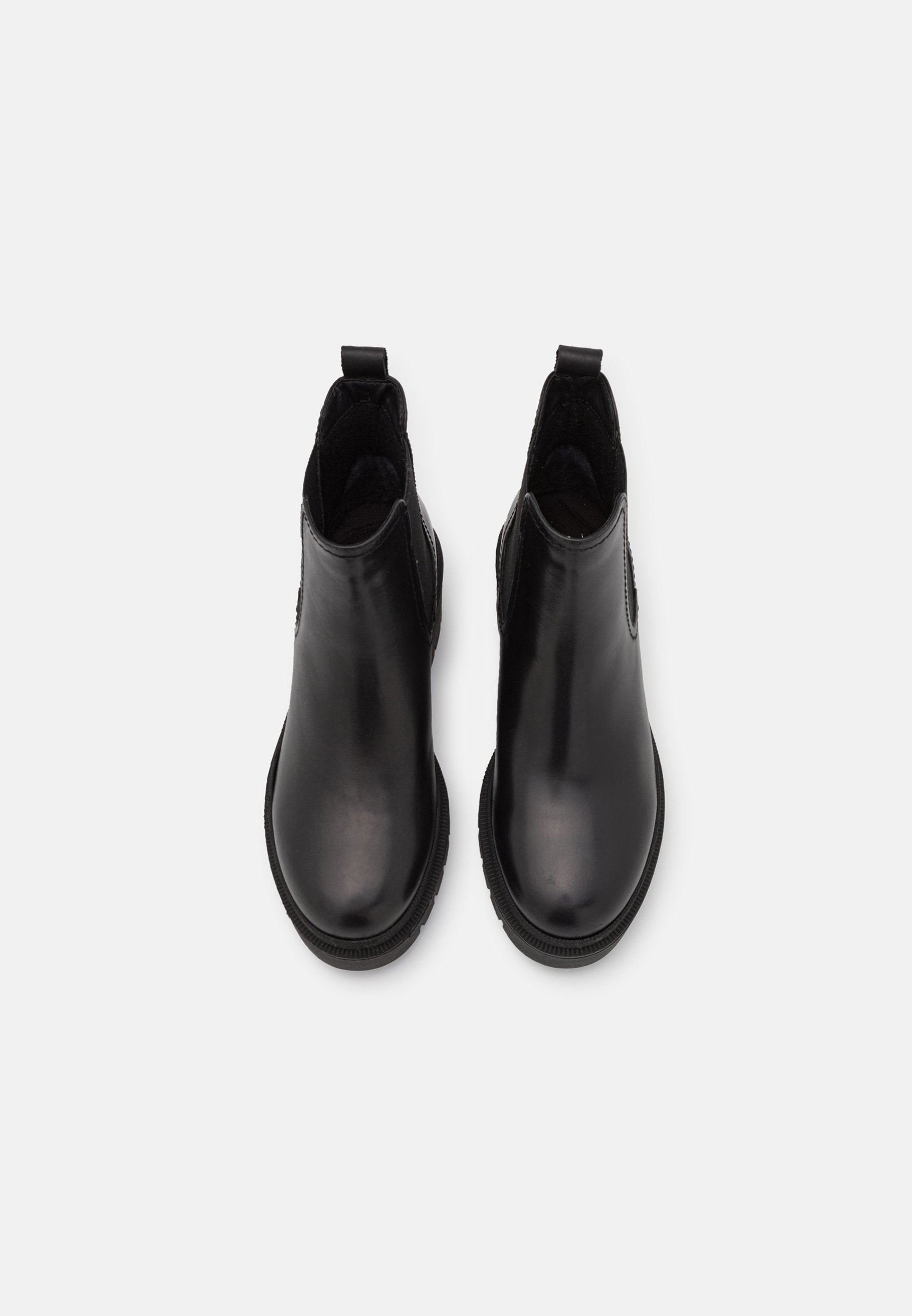 Tamaris Enkellaarsjes met plateauzool - black/zwart - Zalando.nl