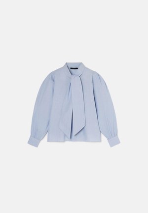 CANDYA - Blúzka so zapínaním na gombíky - bleu