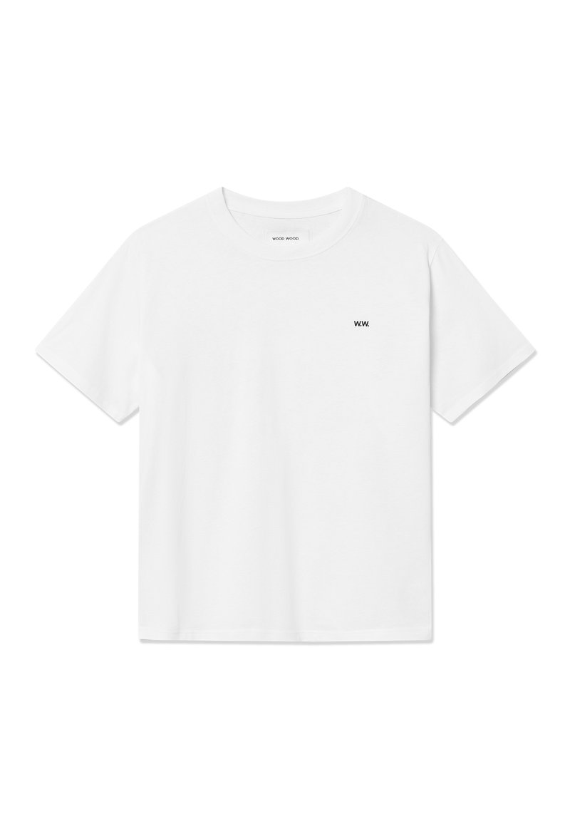 WOOD WOOD WWBOBBY TEE LIBRARY 25220 - T-Shirt basic - bright white/weiß ...