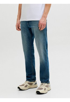 JJICLARK JJASHER GE  - Jeans Straight Leg - blue denim