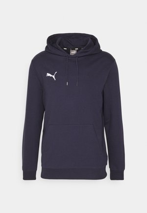 Puma TEAMGOAL CASUALS HOODY - Kapuzenpullover - navy/white