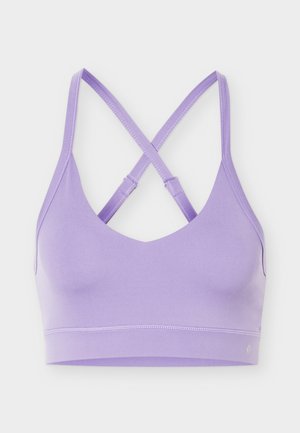 Even&Odd active, MEDIUM SUPPORT SPORTS BRA WITH ADJUSTABLE CROSS BACK STRAPS - Sport-bh met medium support - dark purple