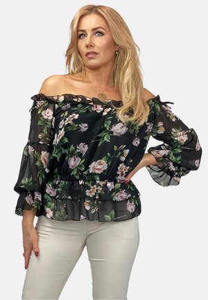 SPANISH FLORAL - Bluse - black flowers