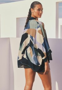Next GEOMETRIC PRINT KIMONO STANDARD - Suvejakk - blue geo