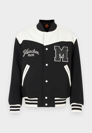 VARSITY - Μπουφάν τύπου bomber - black/white