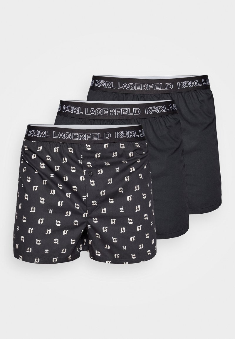 Boxers KARL LAGERFELD Lot De 3 - Coton Bio, Élastique Confortable