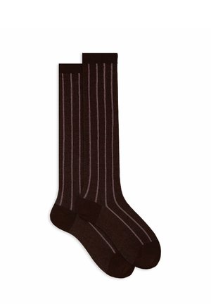 SPACED TWIN - Calzettoni - tabacco petalo