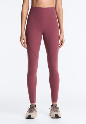 OYSHO COMPRESSIVE HIGH RISE ANKLE-LENGTH BASIC - Tights - pink