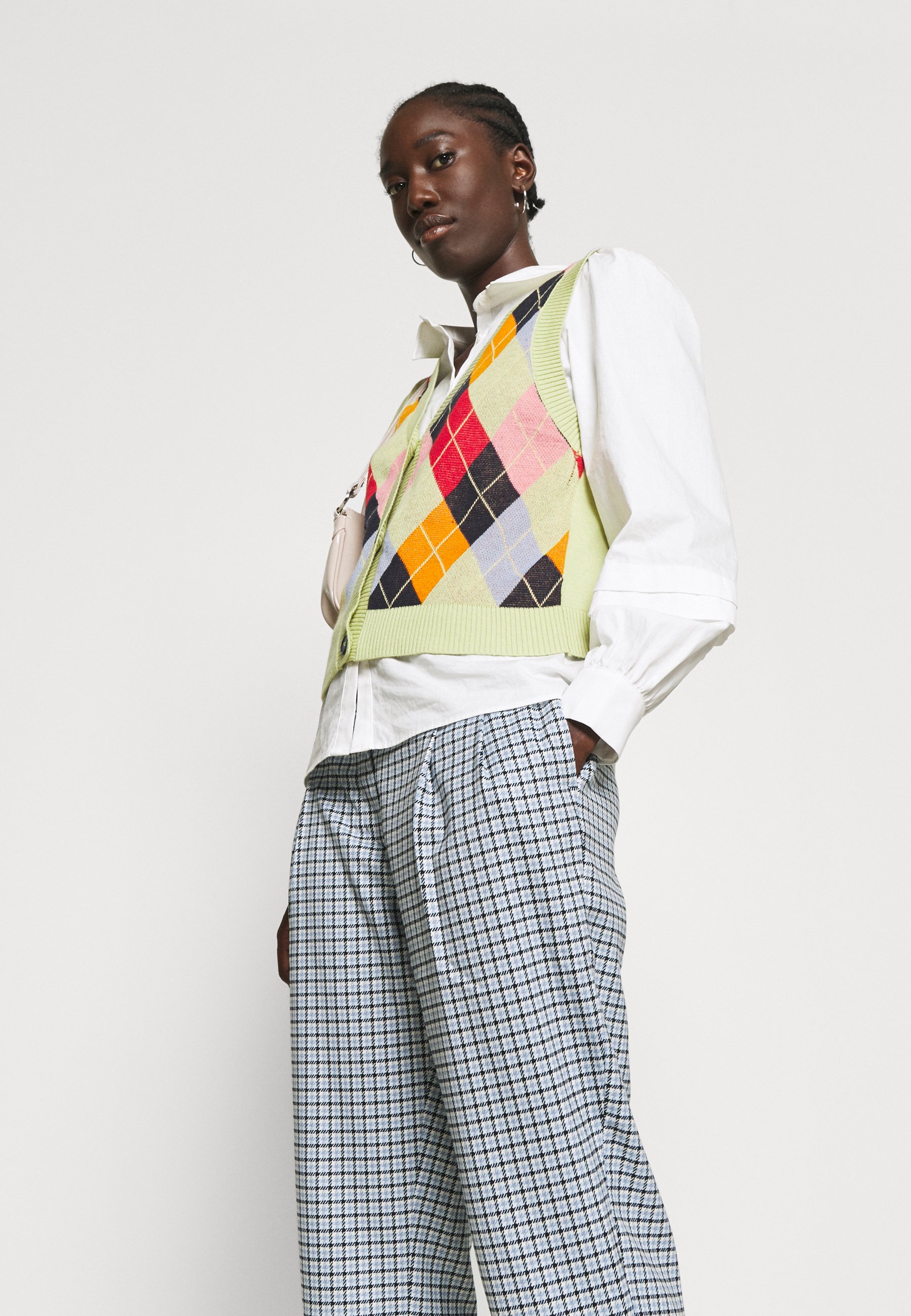 Monki Trousers - blue - Zalando.co.uk