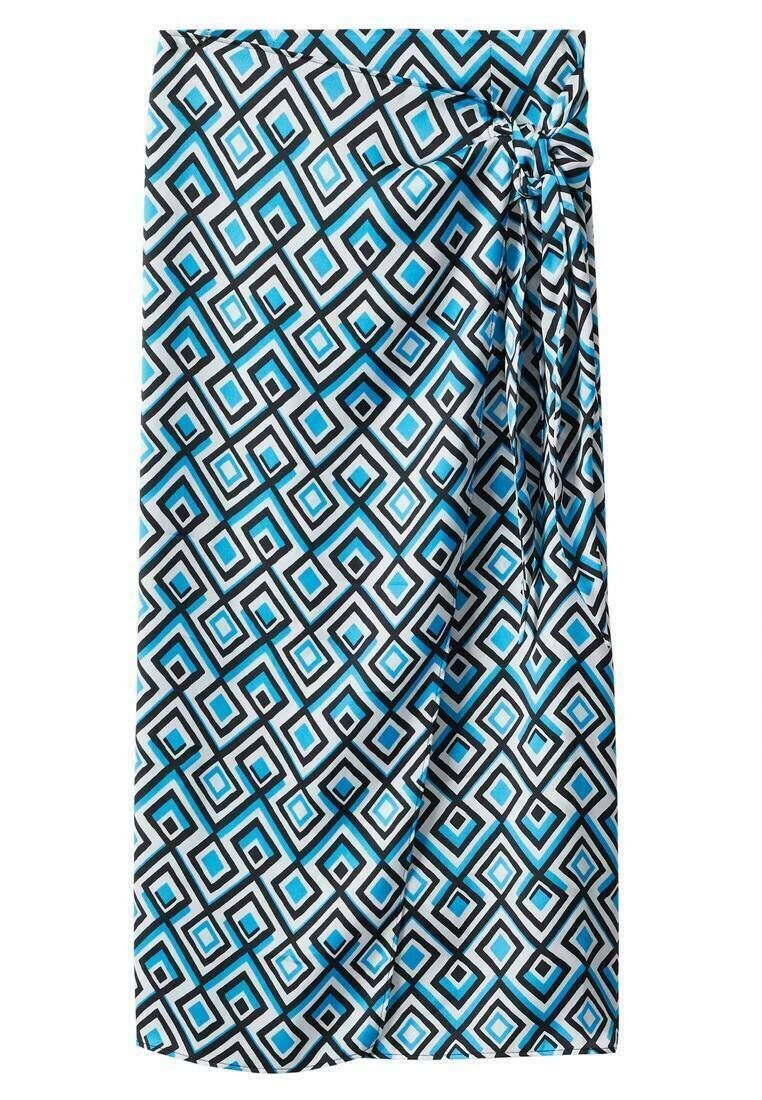 Mango A-lijn rok donkerblauw Mango A-lijn rok donkerblauw