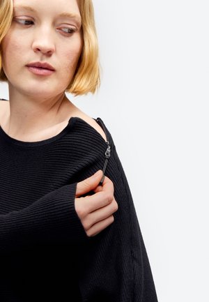 Anna Field ADAPTIVE BAT WING MINI DRESS - Strikkjoler - black