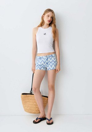 Mango Kids, TEEN - Short en jean - light blue