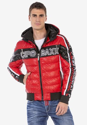 Kunstlederjacke - red