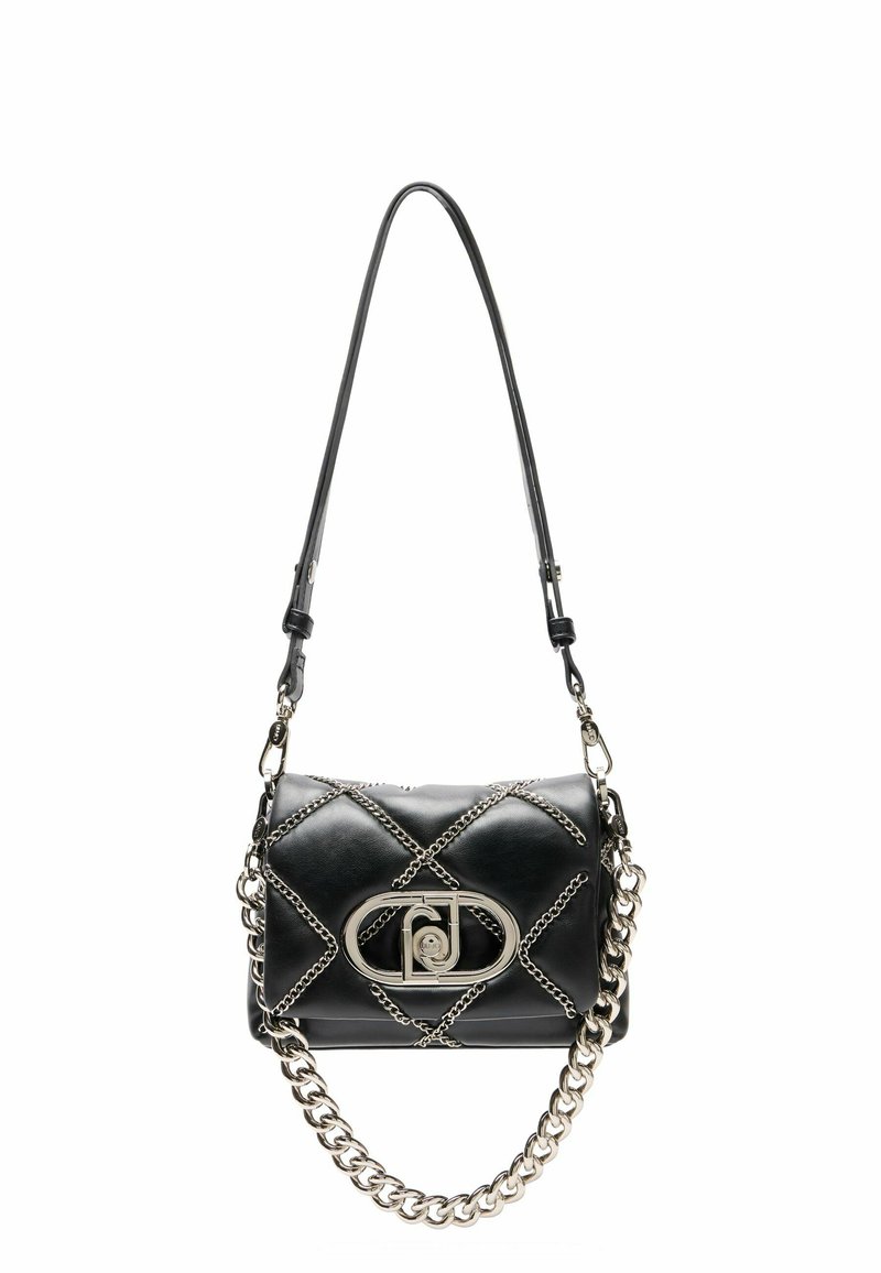 LIU JO - WITH CHAINS - Geantă de mână - black, Extindeți