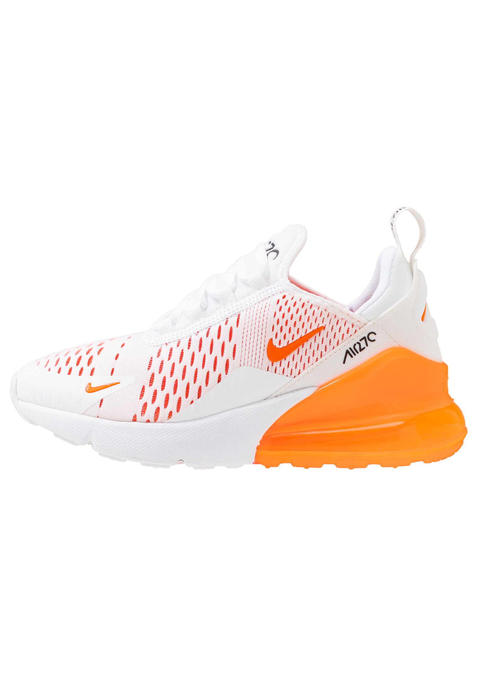 nike air max 270 orange and black