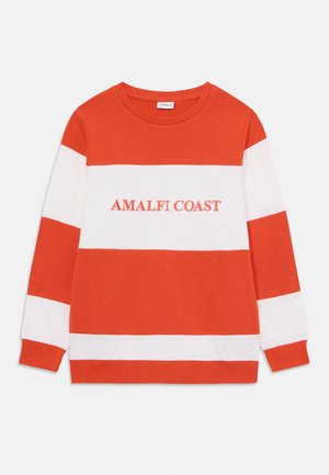 NKMFOLGE - Sweatshirt - red/bright white