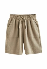 Next - TEXTURED REGULAR FIT - Treniņtērpa apakšdaļas - taupe brown Miniatūras attēls 1