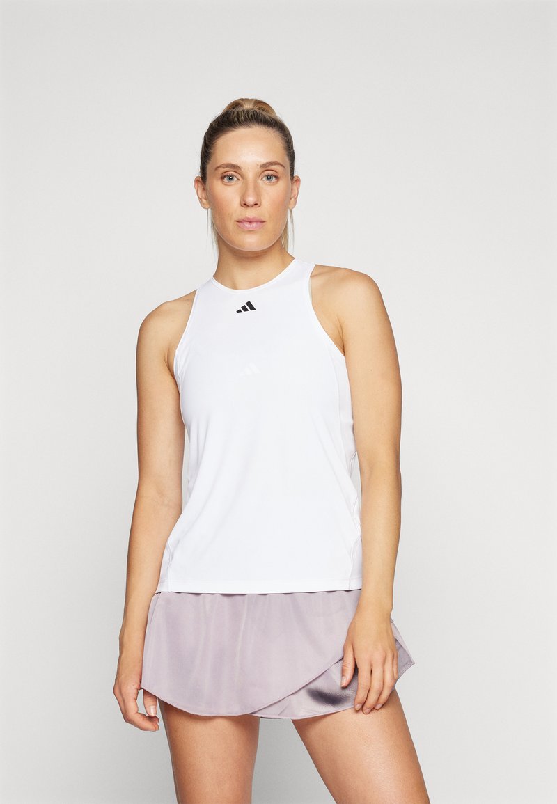 adidas Performance CLUB TENNIS TANK - Viršus - white