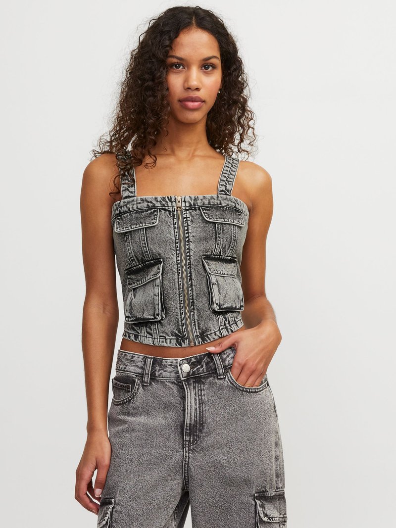 JJXX Blouse grijs denim/greydenim