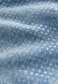 Next REGULAR FIT SEQUIN EMBELLISHED WIDE LEG - Sirgete säärtega teksad - mid blue