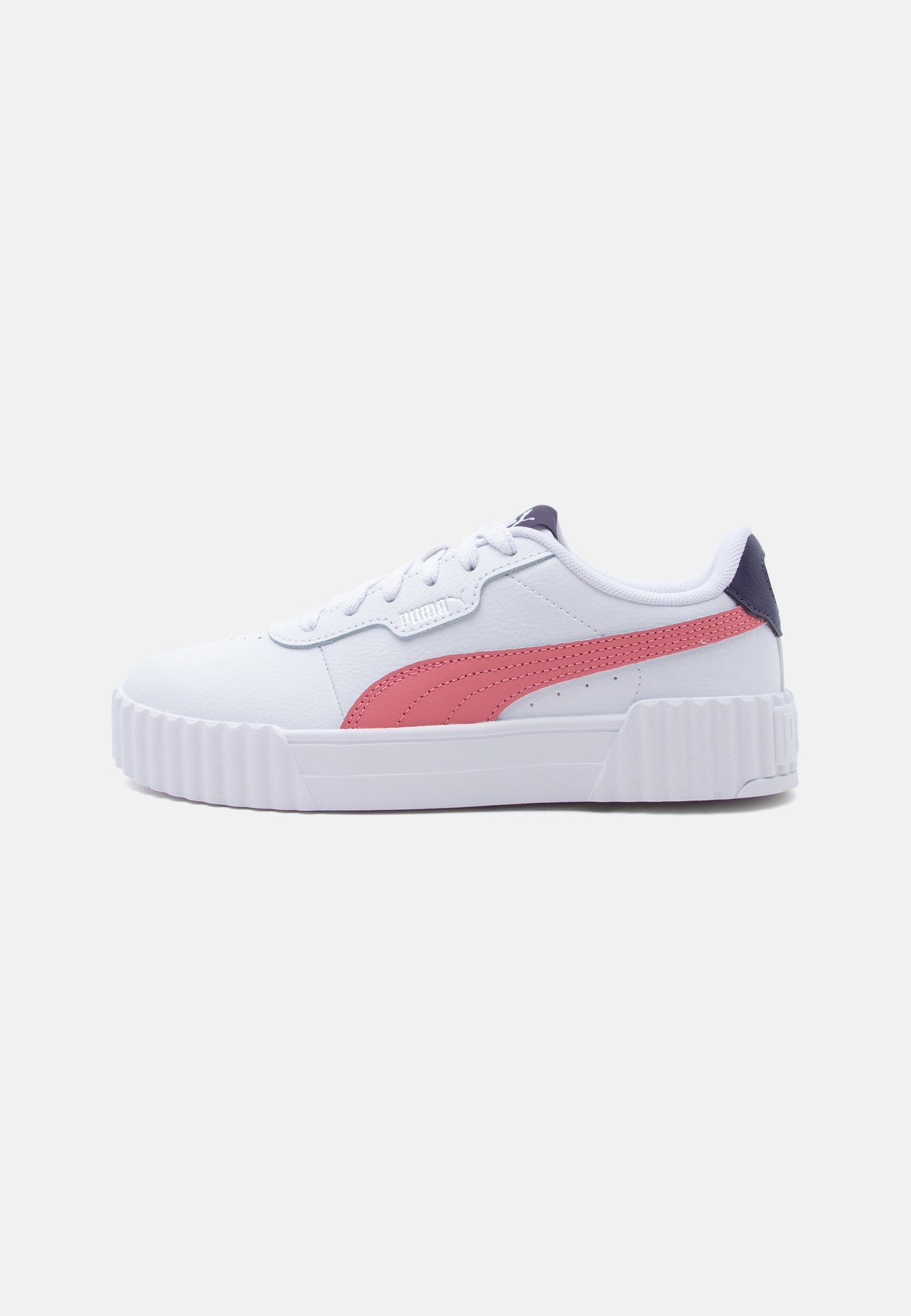 PUMA CARINA 3.0 JR UNISEX - Baby shoes - white/wild pink