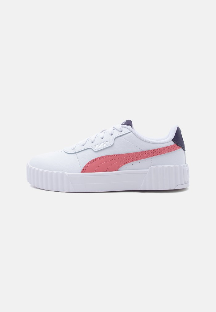 PUMA CARINA 3.0 JR UNISEX - Baby shoes - white/wild pink