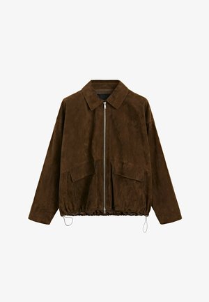 Massimo Dutti, - Kurtka skórzana
