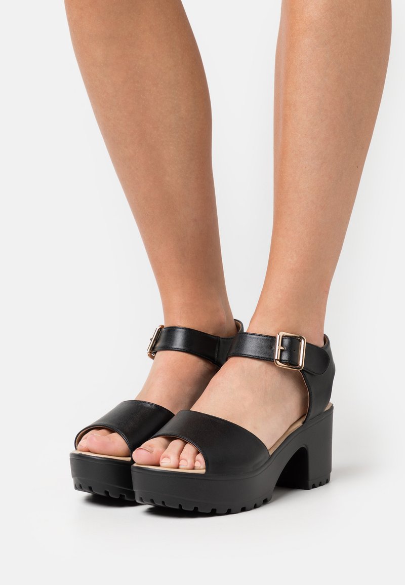 Koi Footwear LOR CHUNKY Platform sandals black Zalando.ie