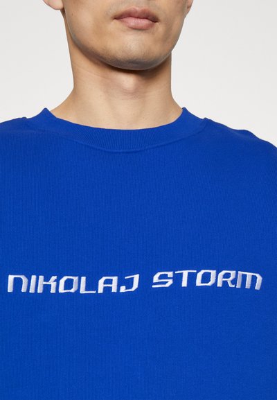 Nikolaj Storm RODEO UNISEX - Bluză de molton - logo blue