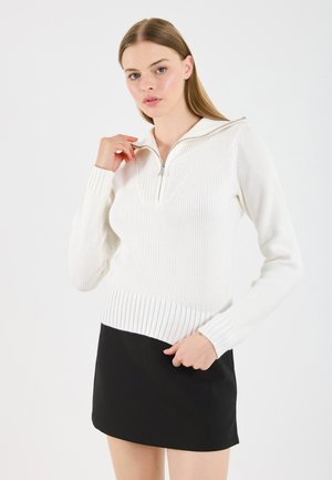 Strickpullover - white